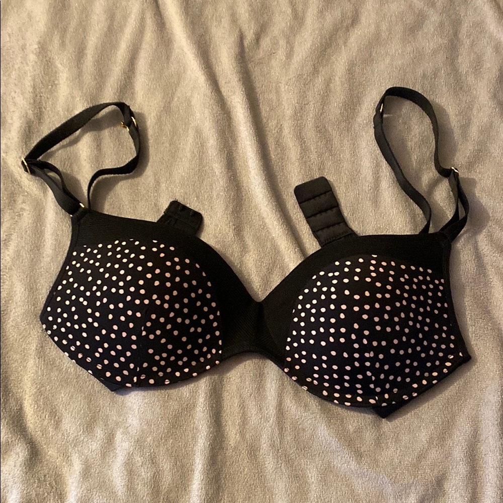 LIVELY Polka Dot Wire-free Push Up Bra